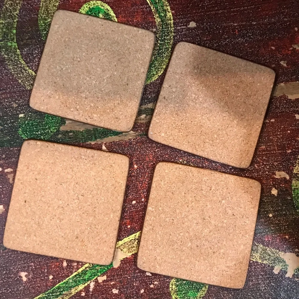 ▪️VINTAGE Pottery Barn Football Coasters
